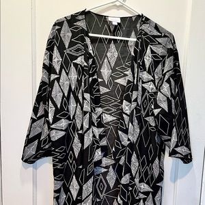 EUC Sz large LuLaroe Shirley Kimono